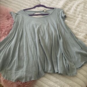 Free People Linen/Cotton Blend Top